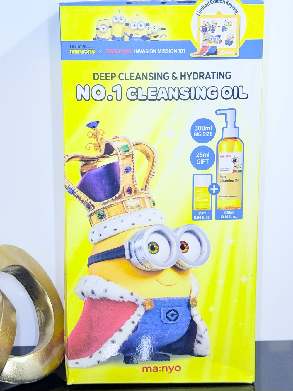 NEW ma:nyo x Minions Limited Edition Pure Cleansing Oil Gift Set K-Beauty Korean